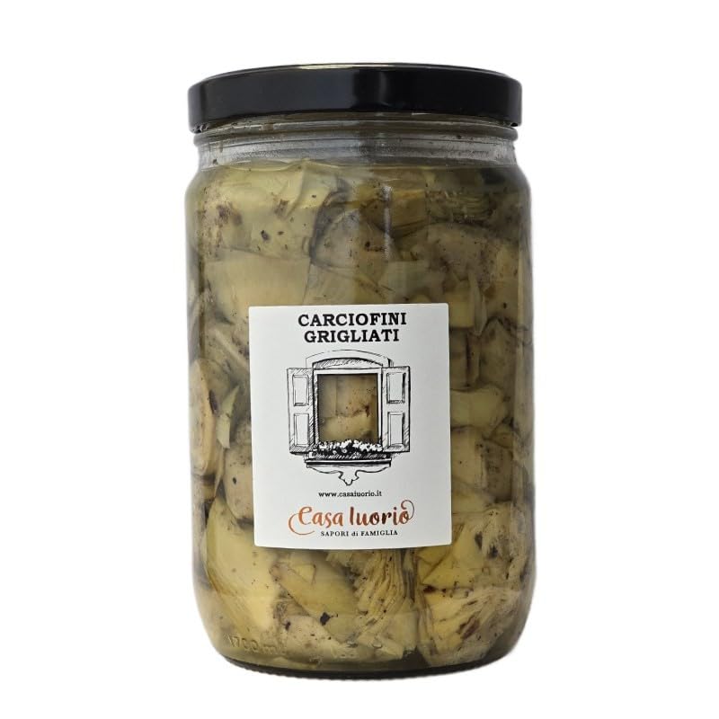 Gegrillte Artischocken in Sonnenblumenkernöl