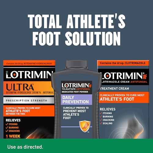 image for Lotrimin Daily Sweat & Odor Control Medicated Foot Powder - Antifungal