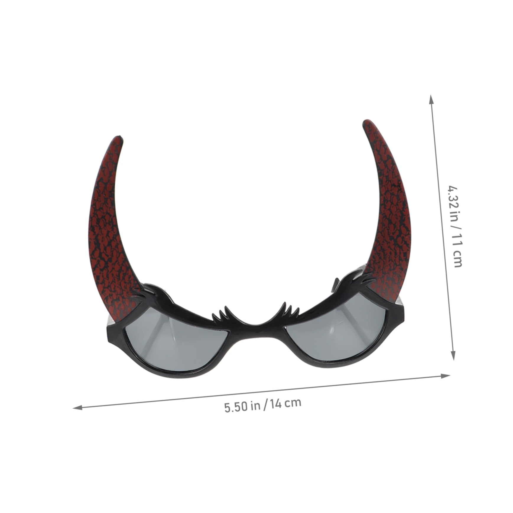 FOMIYES 4pcs Round Glasses Frames for Adults Funny Halloween Party Glasses Masquerade Eyeglasses Props