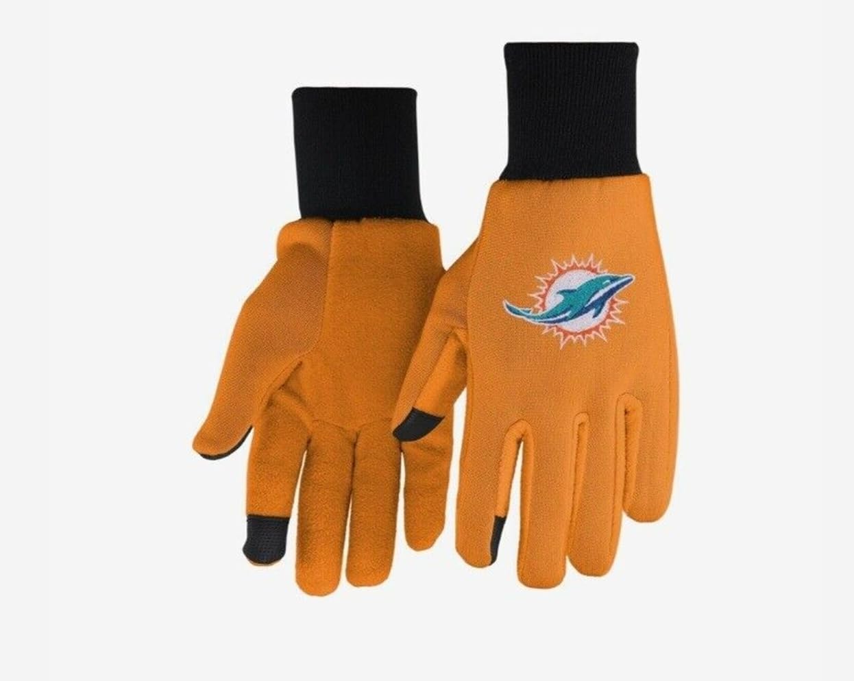 Miami Dolphins NFL Colored Texting Utility Gloves - Verion 2