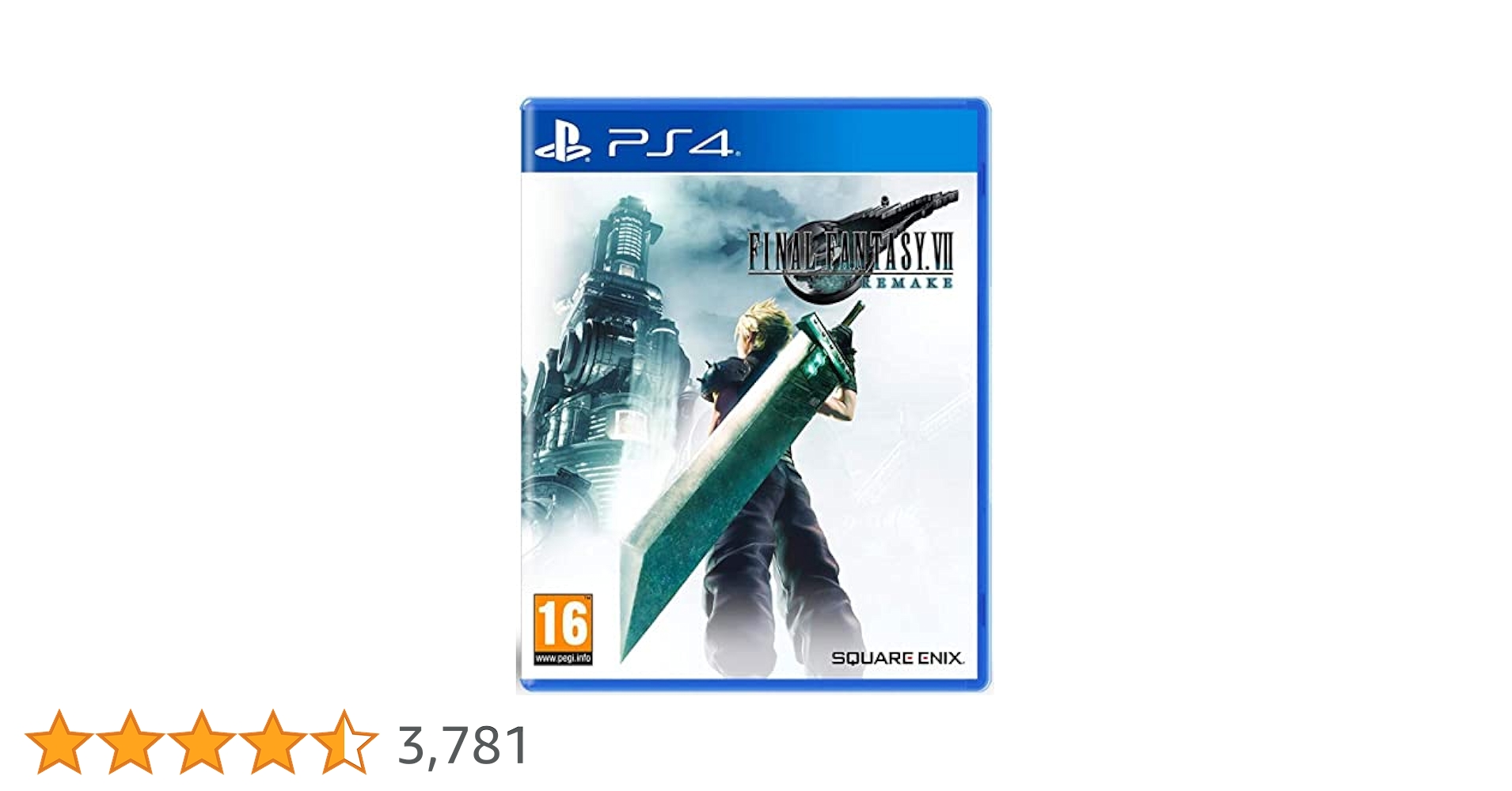PlayStation4 - PlayStation 4 FINAL FANTASY VII REMAKE … Final Fantasy VII: Remake - PlayStation 4: PlayStation 4