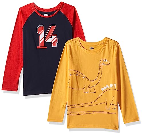 Image of Amazon Brand - Jam & Honey Boys T-Shirt (Pack of 2)