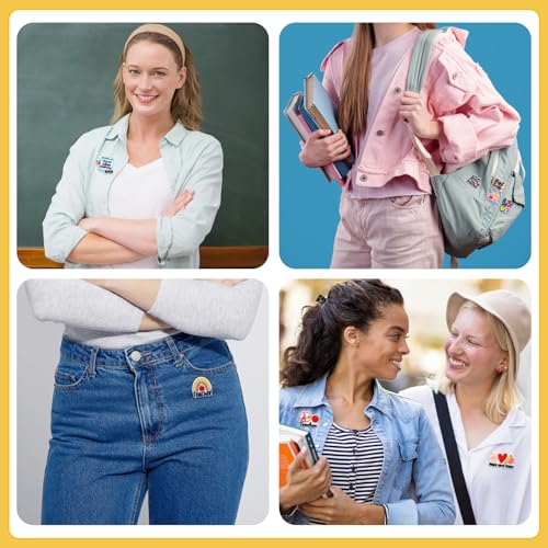 Image of Cute Pins Bulk,Funny Backpack Pin Lapel Badge Pins Set for Jackets,Hats