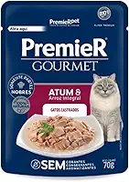 PremieR Gourmet Gatos Castrados Atum e Arroz Integral 70g