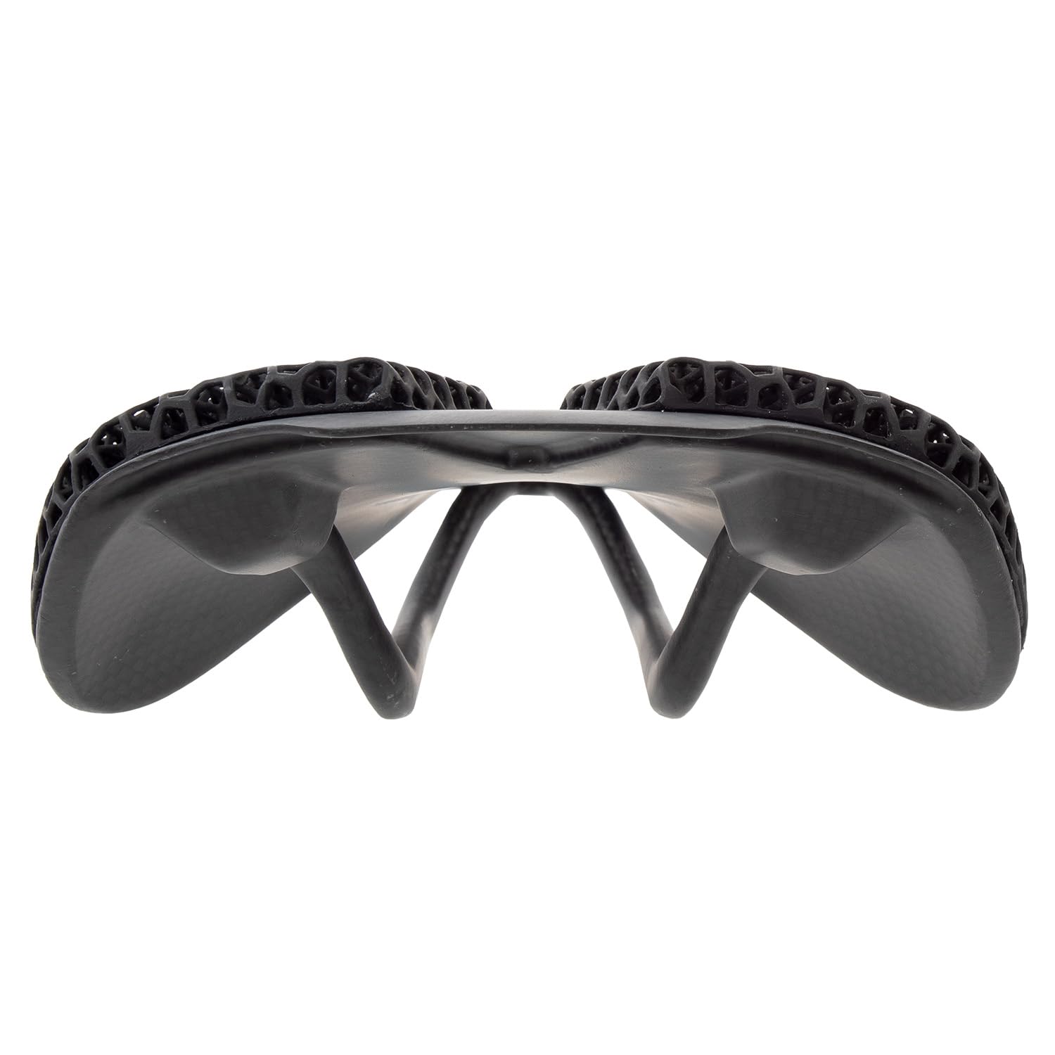 Selle de vélo en Carbone 3D : Selle de Course Anatomique, Noire