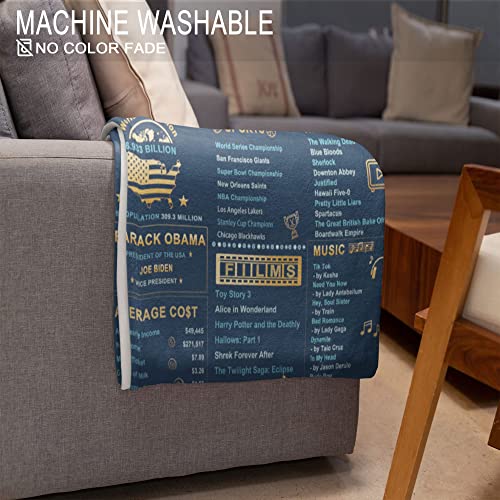 13Th Birthday Gifts For Girls, Boys 13Th Birthday Gift Ideas, 13 Year Old Boy Gift Ideas Throw Blanket 50"X60", The 13Th Gift, 13Th Wedding, Happy 13Th Birthday Back In 2010 Blankets #TOP7