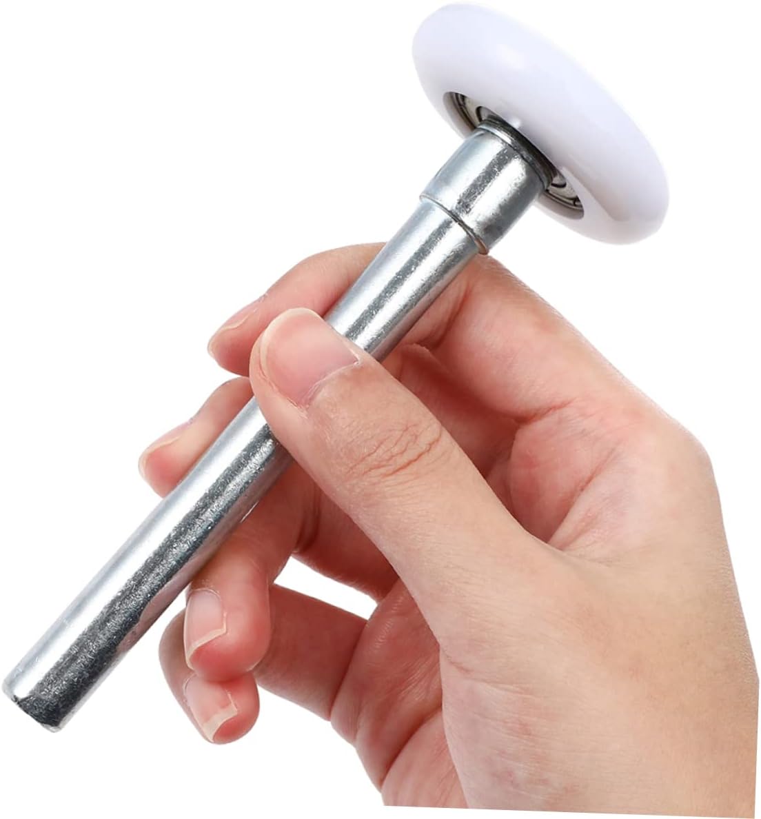 8Pcs Garage Door Roller Replacement Nylon Rollers with Stem Quiet and Durable Design Compatible with Residential Garage Doors