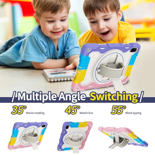 Coque Honor Pad X8a 11 pouces enfant avec support et dragonne - 4