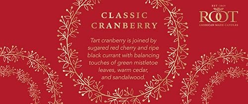 Miniatura 3 de Root Candles Velas perfumadas navideñas de edición limitada, vela de mecha de madera hecha a mano, 8 onzas, arándano clásico