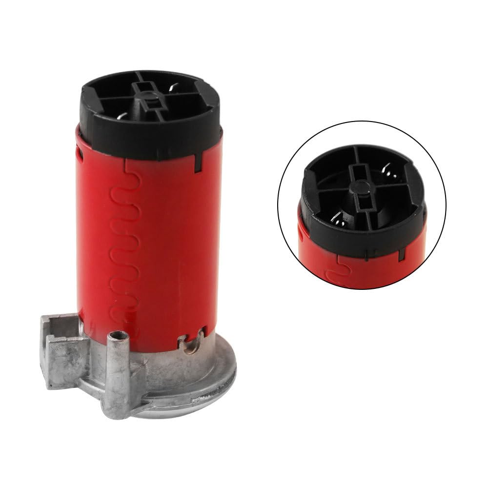Bocina Coche,Claxon Coche Universal 115dB BRURICO ROURO Air Horn 12V 450 Hertz Dual Trompeta para camión Bote Air Horn(Red)