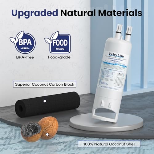 Image of W10295370A Refrigerator Water Filter Compatible with EDR1RXD1, Everydrop Filter 1, EDR1RXD1B, WHR1RXD1, KAD1RXD1, 46-9081, 46-9930, P5WB2L, P8RFWB2L, 1Pack