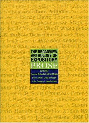 The Broadview Anthology of Expository Prose
