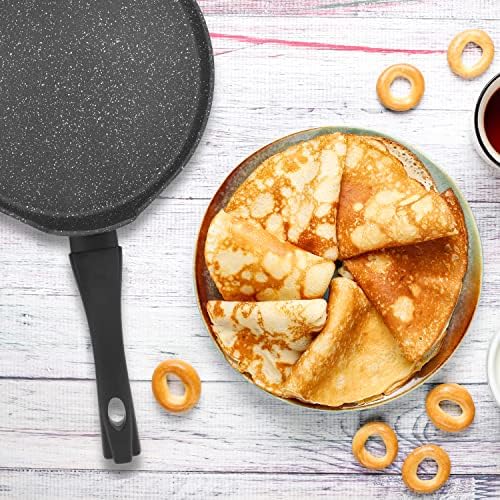 Blackmoor Classic 26cm Pancake Pan / Non-Stick Coating / Cool Touch Handle / Suitable for Induction Hob, Electric and Gas Hobs / Crepe Pan, Roti Maker, Omelette Pan, Chapati Pan, Tawa