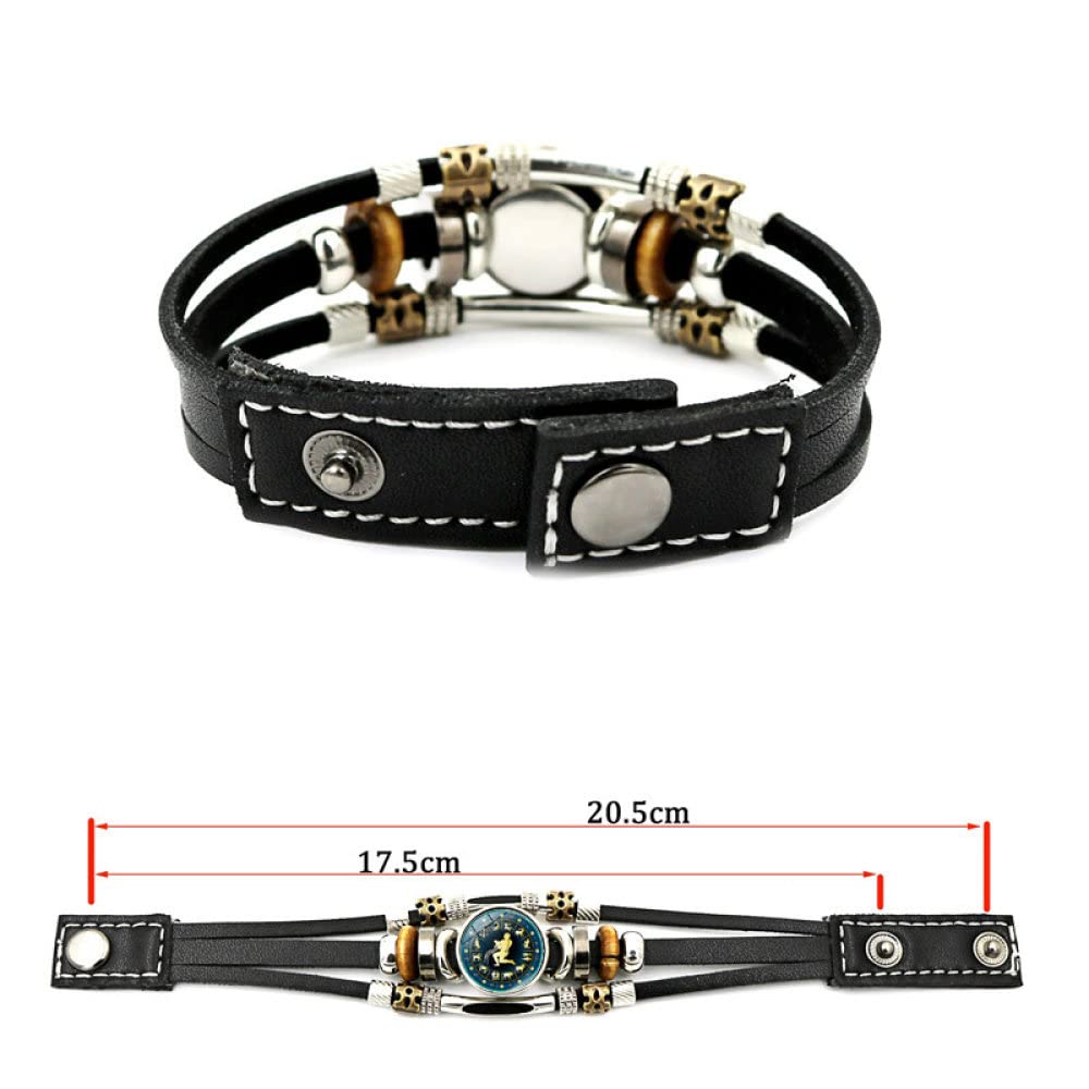 BRACCIALE UOMO IN ACCIAIO SEGNO ZODIACALE SCORPIONE PIASTRA