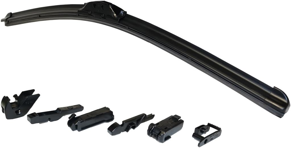 Marko Auto Accessories Twin Pack Universal Aero Flat Windscreen Wiper Blades Beam Front Car Upgrade …Twin Pack Universal Aero Flat Windscreen Wiper Blades Beam Front Car Upgrade (22" & 24" Twin Pack)