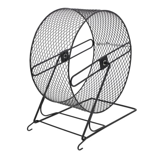 GREENADSCAPE Hamster Exercise Plaything Bracket Quiet Pet Hamster Running Wheel Toy Squirrel Toy