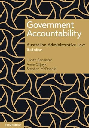Government Accountability: Australian Administrative Law-Wow! eBook