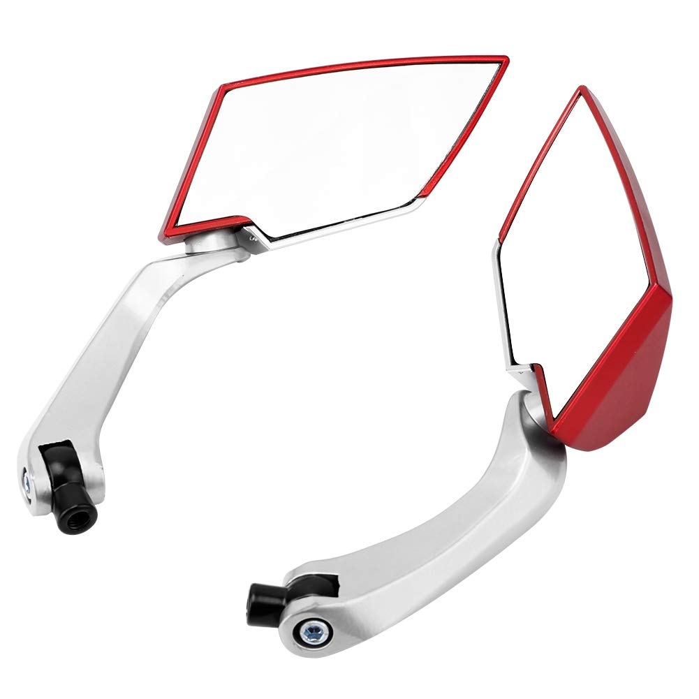 Image secondaire de Rétroviseur 2pcs Moto Modifié Rétroviseur (rouge)
