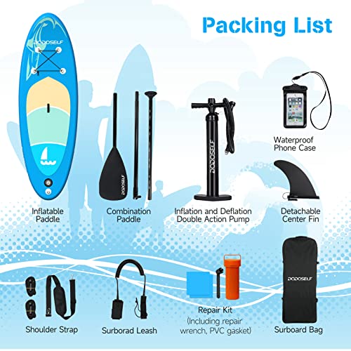DODOSELF Tavole gonfiabili da stand up paddle Set