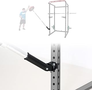 SYL Fitness Rack Mounted Landmine Attachment, T-Bar Row Landmine Base, Fit 2x2 inch & 3x3 inch Square Tube Power/Squat Rack (Landmine Attachment for Rack 3x3 Inch)