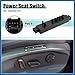A ABSOPRO Front Left Side 6 Way Car Power Seat Switch Control Adjustment Adjust Recline Recliner Switch Fit for Honda Odyssey - Pack of 1 Black Item Replacement