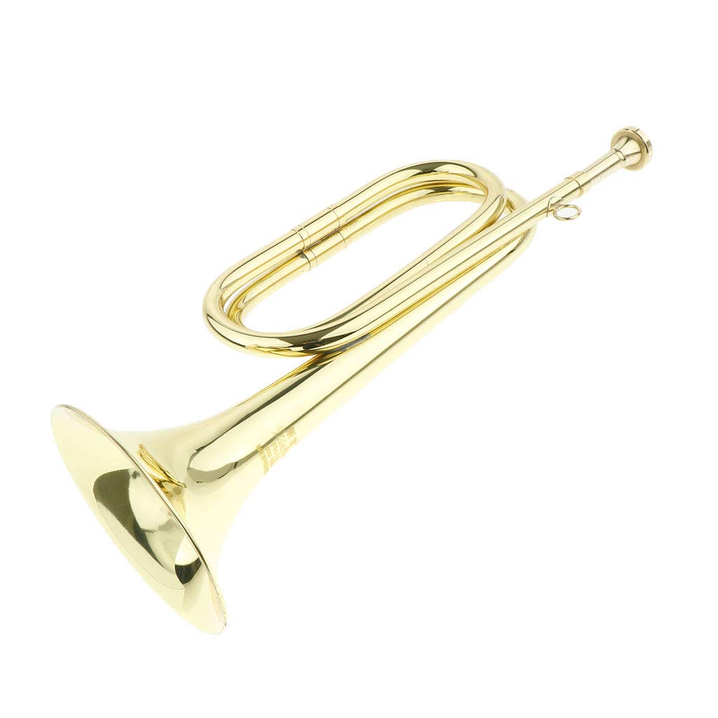 古い真鍮製の信号喇叭/信号ラッパ トランペット 信号ラッパ 大口径 約32.5× 11.5cm 古い真鍮製の信号喇叭