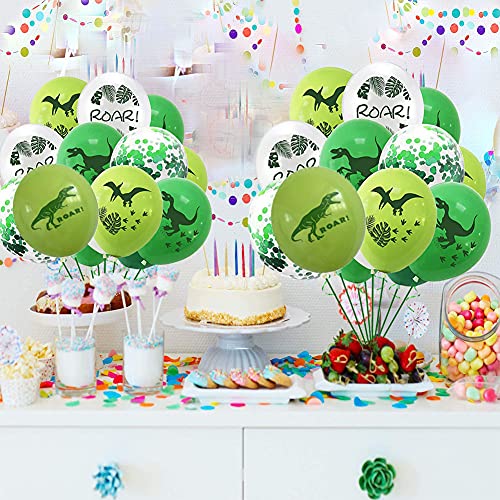 HUIYING Palloncini Compleanno Dinosauro 43 Pezzi