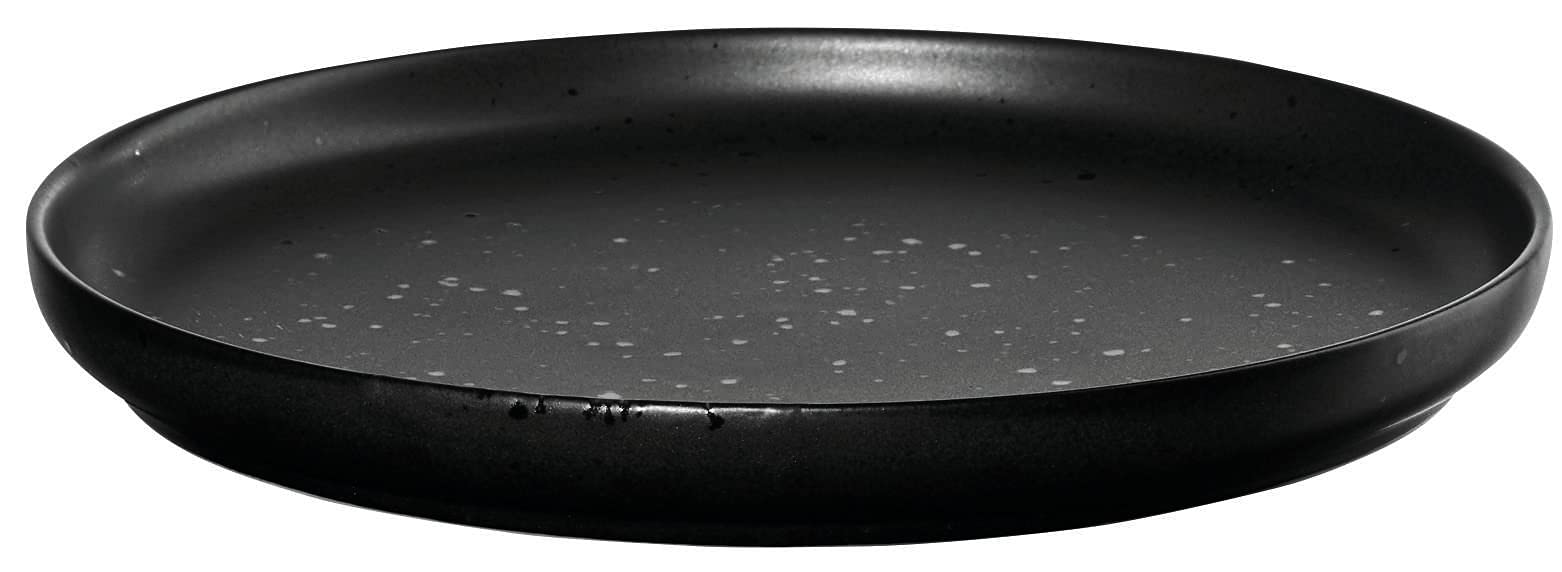 ASA Selection Coppa Kuro Plato de Pan Plato de Postre Negro Mate Ø15cm