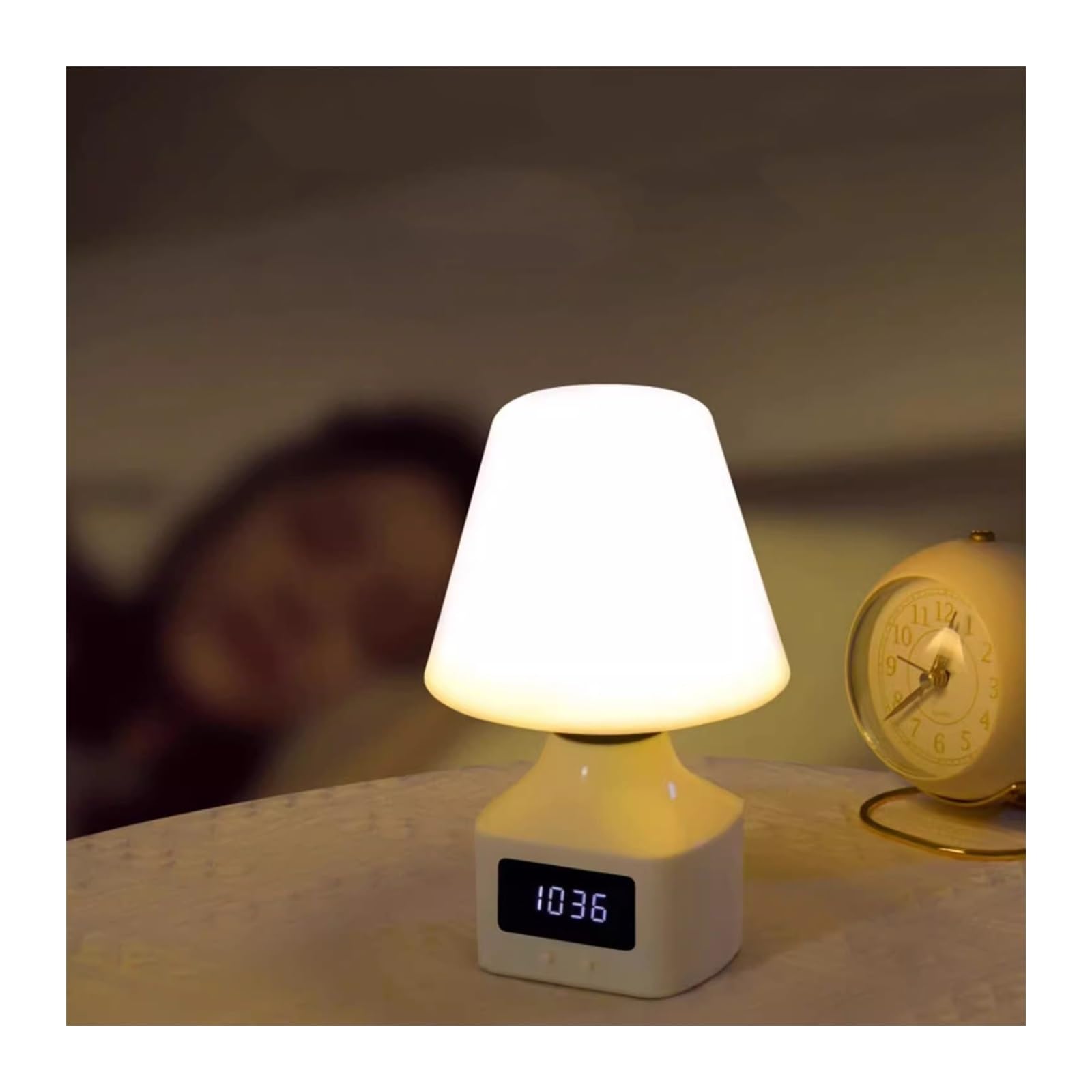 Veilleuse Veilleuse Lampe de Chevet Lampe de Table bébé Alimentation Oeil Charge Chambre Sommeil télécommande Lampe Nuit