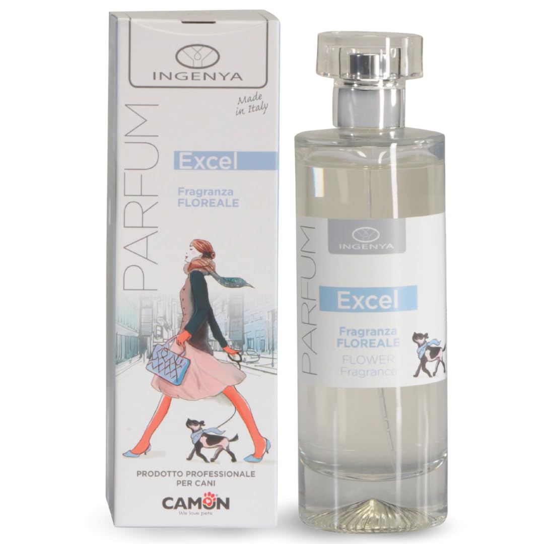 CAMON | Profumo per Cani Floral Fragrance, 100ml, Fragranza Fresca al Bergamotto con Noce Moscata e Note Floreali