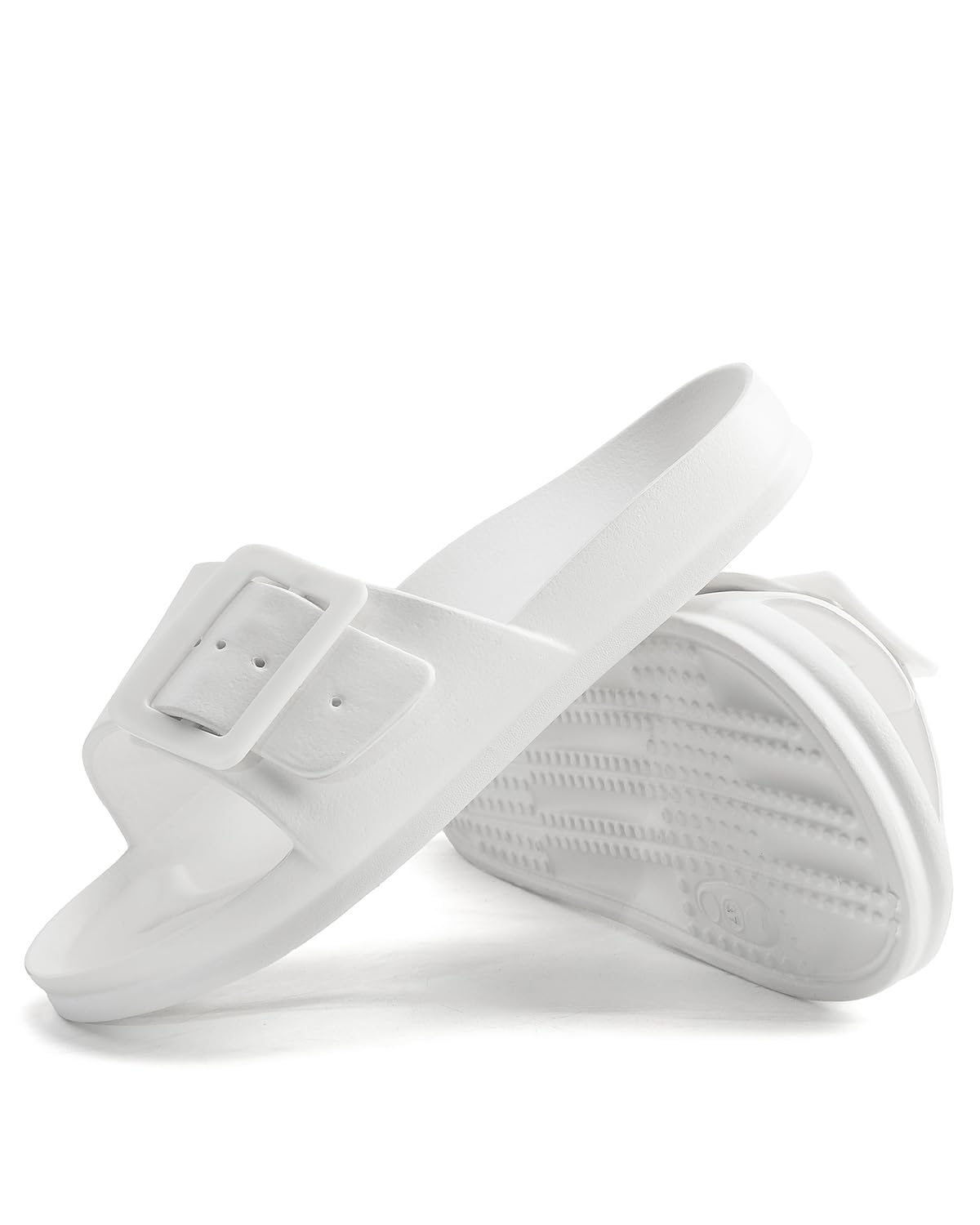 Claquette Femme Legere Sandales Reglables Plage Piscine Claquettes 36-41EU