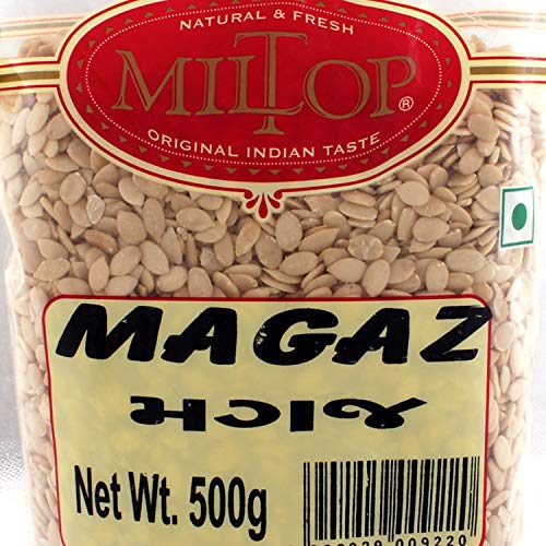 Image of Miltop Raw Sunflower Seeds for Eating, 250g & Miltop Premium Raw Unsalted Pumpkin Seed for Eating, 250g & Miltop Magaz-Watermelon Seed, 500g