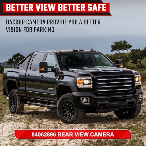 Image of Backup Camera Rear View Camera Fit for Chevy Silverado GMC Sierra 1500 2500 3500 2016-2019 Parking Park Assist Camera Replaces #84062896