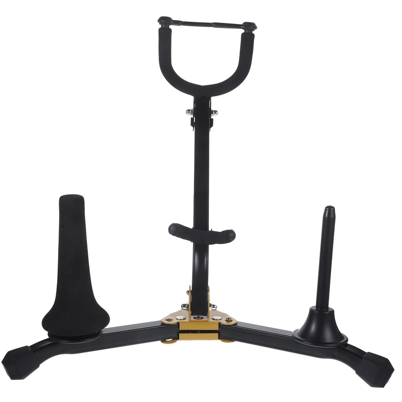 Supporto Pieghevole per Sassofono Tenore e Contralto Porta Sax Stabile e Leggero con Rack Multifunzionale per Clarinetto e Flauto Accessorio Strumento Musicale Portatile