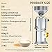 ZhlCrioxenic Commercial Peanut Butter Machine, Butter Machine Electric Grain Grinder Peanut, with Pure Copper Motor, for Groundnut, Almond, Cashew Nut & Sesame 3-B