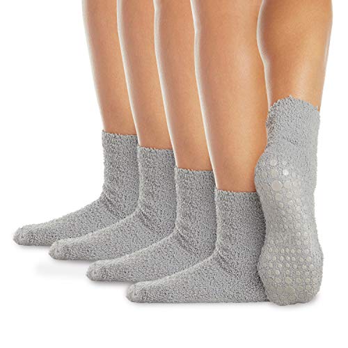 Image of LA ACTIVE Non Slip Yoga Grip Socks - Barre Ballet Pilates Athletic Socks for Men and Women