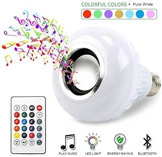 BSOD LED RGB+White Color Bulb Light E27 Bluetooth Control Smart Music Audio Speaker
