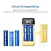 Produktbild XTAR PB2S 18650 Batterieladegerät, UK-USB-C-Port, 18650, Schnellladegerät, 20700 21700, Batterieladegerät, Zwei Ausgänge, Batterien Nicht im Lieferumfang enthalten gelb