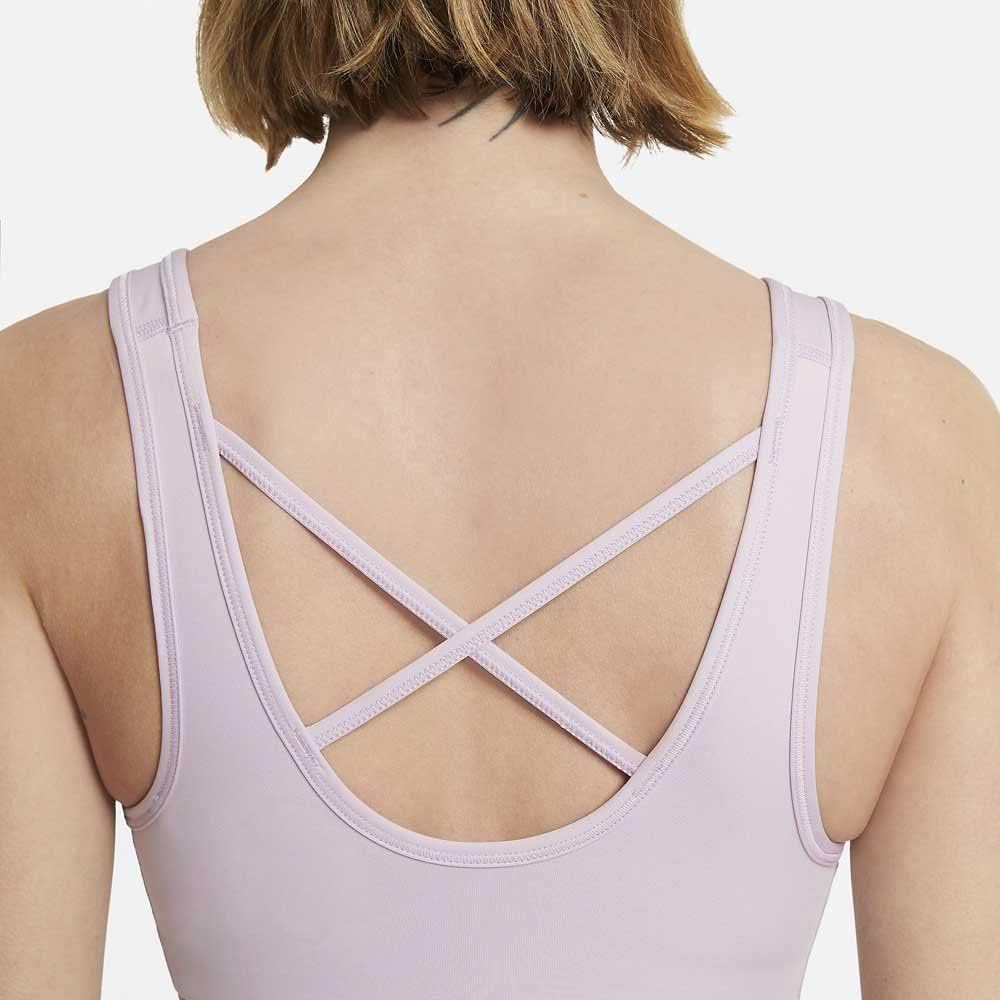 Nike Summer Icon Clash Swoosh Strappy Medium Support Training Bra Medium