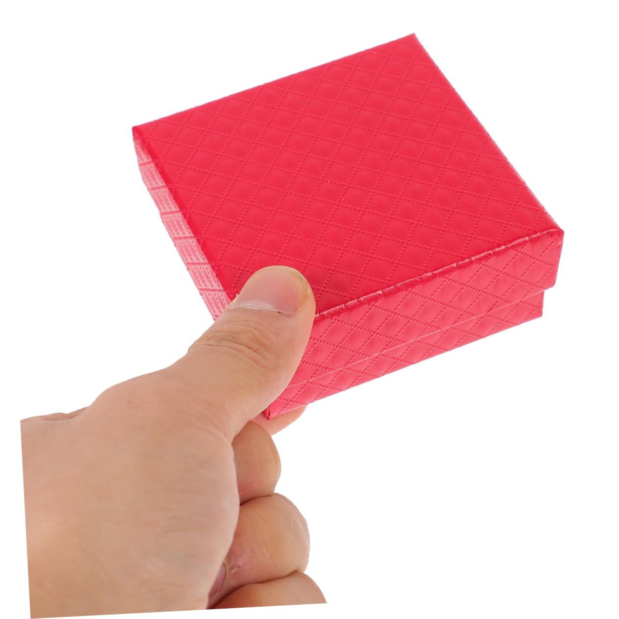 100 Stück Schmuckaufbewahrungsboxen aus Papier mit Schaumstoffeinlage