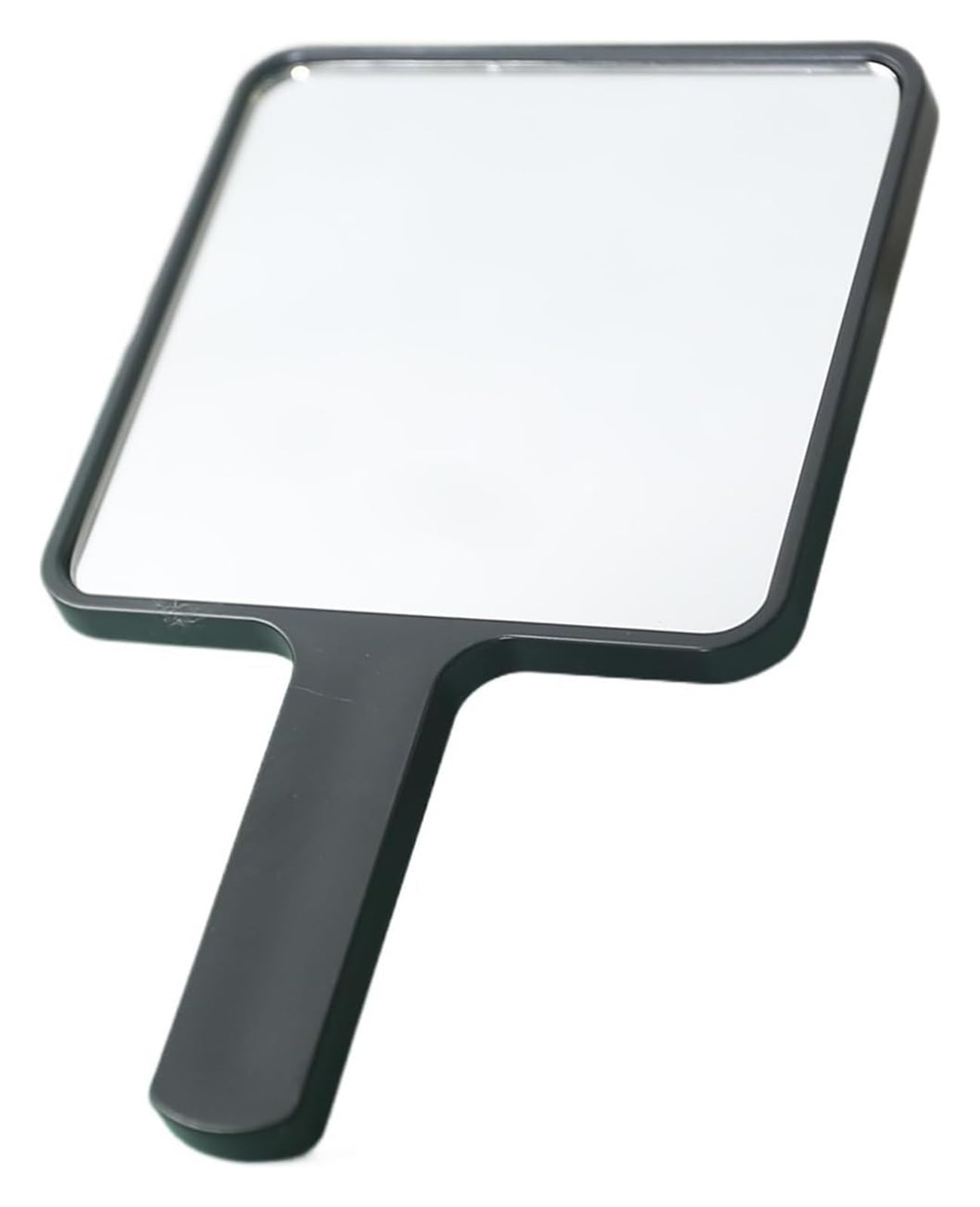 Handheld mirror， Square Makeup Vanity With Handle Hand Compact Mirrors