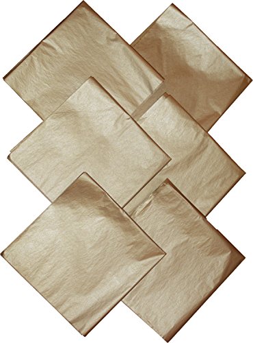 Gold Tissue Paper, Premium Metallic, 50 Sheets