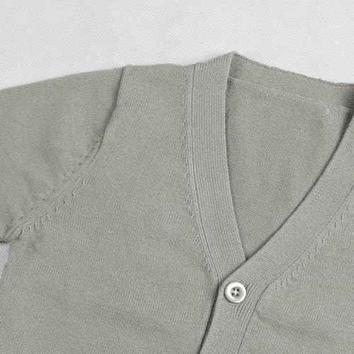 Toddler Boys Girls V Neck Cardigan Sweaters Long Sleeve Kids Button Cotton School Uniform Knit Tops Outwear2