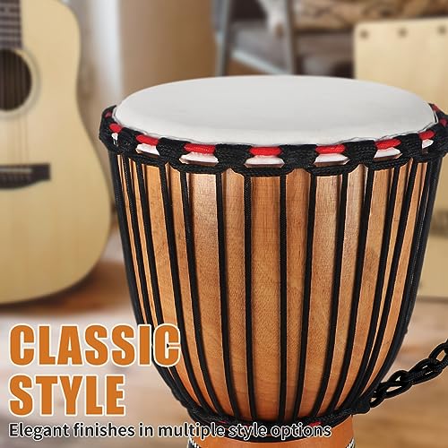 Lotmusic MI7473 African Djembe Drum, Standard 10'' Hand-Painted Mahogany Congo Drum thumb #7