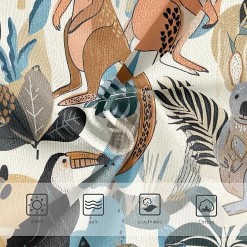 Cotton Toddler Underwear Floral Cartoon Australian Animal Kangaroos Cute Panties Girl Animals Kids Undies Briefs 2t3