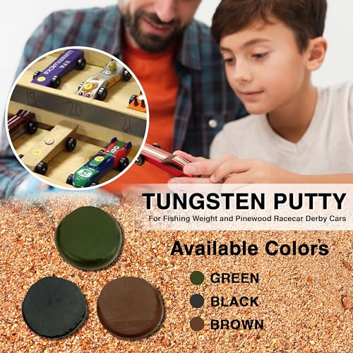 Image of Reaction Tackle Tungsten Putty - for Fishing Weight and Pinewood Derby Cars - 2 Ounce / 60 Grams