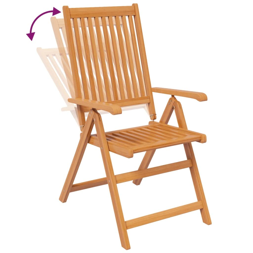 Juego de muebles de jardín 8 sillas con mesa extensible de madera para jardín de madera para 8 personas, mesa de jardín con 8 sillas de jardín ajustables, resistentes a la intemperie
