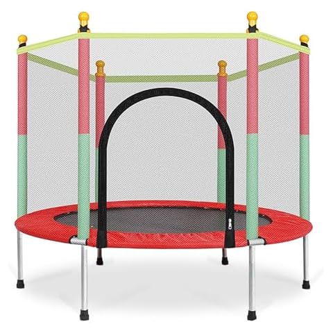 Gziztx 6FT Toddler Trampoline with Safety Net Cover