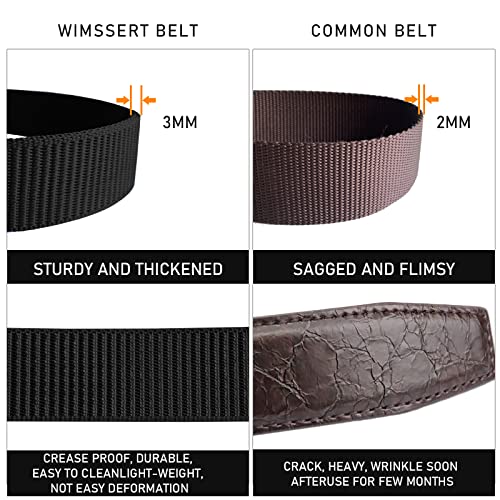 Ratchet Belts for Men Casual Nylon Tactical Belt with Automatic Slide Buckle, Adjustable Trim to Fit4
