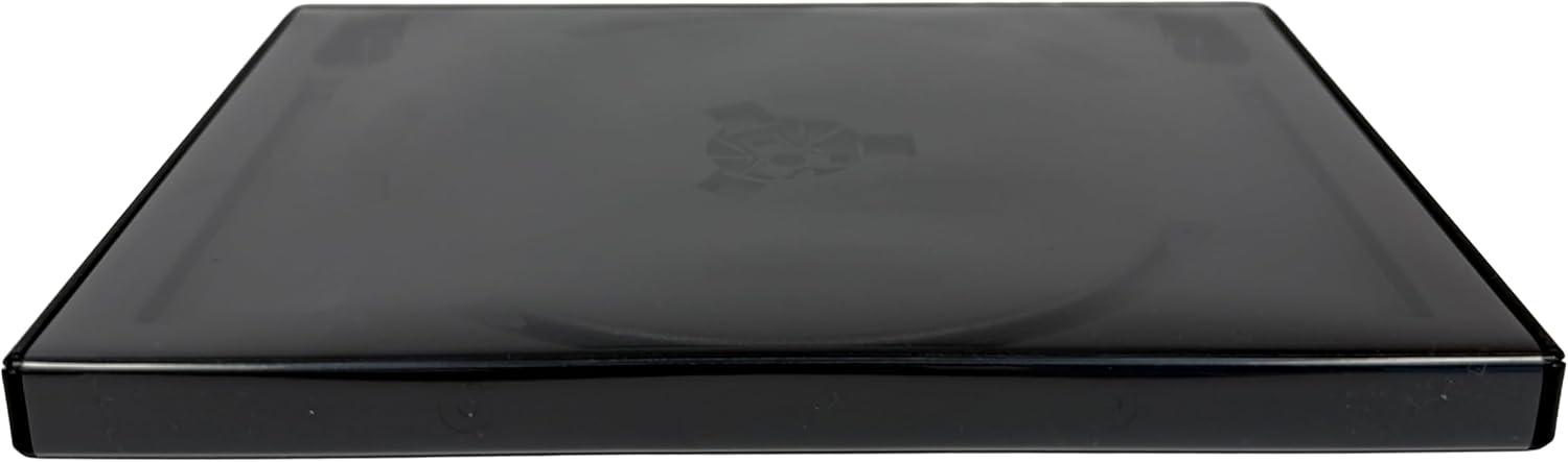 Ultra Premium Standard Black Double DVD Cases 14MM 80g (Pack of 100)